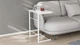 Столик приставной Терри Ferrum-decor 650x440x330 Белый металл ДСП Белый 16 мм (TERR008) - изображение 2