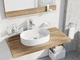 Умывальник накладной RAVAK CERAMIC 550x370x120мм овальный белый XJX01155001 - изображение 4