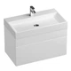 Умывальник подвесной RAVAK NATURAL 800x450x140мм прямоугольный белый XJO01280000 - изображение 3