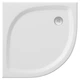 Поддон для душевой кабины RAVAK Elipso PAN 90x90x17.5см полукруглый акриловый без сифона белый A227701410 - изображение 1