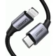 Кабель UGREEN US304 USB-C to Lightning M/M Cable Aluminum Shell Braided 1.5m (Black) (UGR-60760) - изображение 2