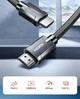Кабель UGREEN HD135 8K HDMI M/M Round Cable with Braided 1m (Gray) (UGR-70319) - изображение 2