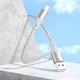 Кабель Borofone BX96 USB to MicroUSB 1m серый - изображение 2