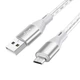 Кабель Borofone BX96 USB to MicroUSB 1m серый - изображение 3