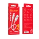 Кабель Borofone BX96 USB to Lightning 1m серый - изображение 4