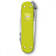 Швейцарський ніж Victorinox CLASSIC SD Electric Yellow 58мм/5 функцій, рифлені жовті накладки - зображення 2