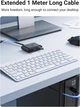 Хаб UGREEN CR113 USB 3.0 Hub 1m (Black) (UGR-20291) - зображення 4