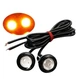 Орлиный глаз врезные Led ДХО Autoexpect Жёлтый 12V 23мм (10801) - изображение 1