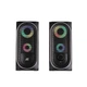 Колонки 2E-PCS234BK 2.0 6 Вт RGB USB+mini jack 3.5 мм Black - изображение 1