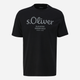 T-shirt męski bawełniany s.Oliver 10.3.11.12.130.2152232-99D2 XL Czarny (4099975524433) - obraz 5