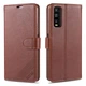 Чохол AZNS Wallet Case для VIVO Y20 (V2027) / Y12s - Brown - зображення 1