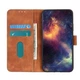 Чохол-книжка з застібкою KHAZNEH Retro Wallet для Samsung Galaxy S22 Ultra - Brown - зображення 6