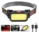 Ліхтар налобний BL-008+COB (white+red), червоне світло, водозахист, вбудований акумулятор, ЗП micro USB (Ks543546) - зображення 2