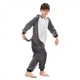 Піжама Кігурумі для хлопчиків My Kigu Тепла Хаскі Сіра S 145-155 см (1090/1) - зображення 3