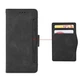 Чехол-книжка с кармашками Deexe Wallet Stand для Xiaomi Redmi 12 (4G/5G) / Poco M6 Pro 5G - Black - изображение 4