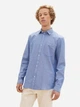 Рубашка хлопковая мужская Tom Tailor 1040008-34406 S Royal Blue Chambray (4067261475615) - изображение 4