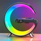 Ночник-лампа смарт G-Smart RGB Light Sound Machine Чорний 15 Вт/256 режимів підсвічування з бездротовою зарядкою та Bluetooth-колонкою - зображення 2