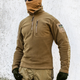 Толстовка флисовая Armoline 1/4 Zip TRAVEL DEFENCE Coyote. M - изображение 8