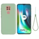 Силіконовий (TPU) чохол Deexe Silicone Case для Motorola Moto G9 Play / Moto E7 Plus - Green - зображення 2