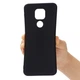 Силиконовый (TPU) чехол Deexe Silicone Case для Motorola Moto G9 Play / Moto E7 Plus - Black - изображение 4