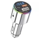 АЗУ с FM-модулятором Proove FM Launcher Power Drive 30W (PD+QC3.0) Type-C+USB+AUX Silver - изображение 1