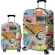 Чехол для чемодана Turister модель Promotion размер L Разноцветный (Prm_118L) - изображение 1