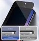Анти-Шпион защитное стекло для iPhone 15 Plus VOKAMO Ocover Diamond Privacy Black - изображение 5