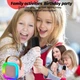 Мини-детское караоке K12 с 1 беспроводным микрофоном, портативными беспроводными динамиками со стерео басами - изображение 3