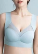 Безшовний топ із лазерною обробкою на широких бретелях Comfort No Brand 1063-46 Блакитний XL (46) - зображення 5
