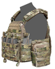 Плитоноска Warrior Assault Systems Dynamic Combat System з підсумками M4 5,56 мм size M multicam - зображення 3