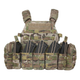 Плитоноска Warrior Assault Systems Dynamic Combat System с подсумками АК 7,62 size L multicam - изображение 6