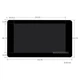 Екран Waveshare 7" 1024x600 LCD IPS Capacitive TS DSI для PI 3/PI 4 (RJ010) - изображение 2
