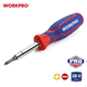 Отвертка 6 в 1 WORKPRO CR-V PRO WP221046 - изображение 1