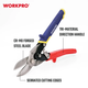 Ножиці по металу WORKPRO лівий різ 250 мм CR-MO PRO PLUS WP214020 - зображення 2