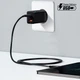 Мережевий зарядний пристрій Baseus Super Si Pro Quick Charger Type-C+USB 30W адаптер зі швидкою зарядкою black - зображення 9