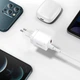 Сетевое зарядное устройство Baseus Super Si Pro Quick Charger Type-C+USB 30W адаптер с быстрой зарядкой White - изображение 12