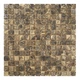 Мозаика из мрамора D-CORE ZM-8810P Emperador Dark 20x20x4 (305x305) мм глянцевая на бумаге - изображение 1