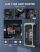Автомобильное пусковое устройство AstroAI 2000А Jump Starter, для бензиновых и дизельных двигателей, AHET118GY - изображение 2