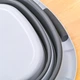 Відро складане MBM HOME BIN-18 26L WHITE/GRAY Біло-сіре - изображение 11