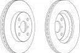 Тормозные диски FERODO DDF1587 Toyota Yaris 435120D120, 435120D060, 435120D060000 - изображение 2
