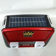 Портативная колонка,радиоприемник Golon RX-455S USB / аккумулятор солнечная панель. Красный с черным - изображение 5