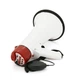 Гучномовець Megaphone ER-55U, 25W, живлення від акумулятора 6В, СЗУ, White/Red, Box - зображення 3