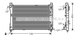 Радиатор охлаждения двигателя AVA COOLING MSA2286 Mercedes C-Class 2035004703, 2035004503, A2035004703 - изображение 1