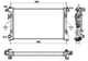 Радіатор охолодження двигуна NRF 54204 Fiat Ducato; Citroen Jumper; Peugeot Boxer 1330S3, 1333C8, 1342688080 - зображення 3