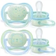 Пустушка Philips AVENT Ultra Air Нічна 0-6 міс для хлопч. 2 шт (SCF376/11) - зображення 1