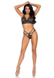 Комплект Leg Avenue Ready Or Not S S Чорний (SO8005) - изображение 3