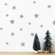 Наклейки на натяжной потолок «Новогодние серебряные звездочки» ТМ Designstickers (50613893) - зображення 2