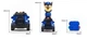 Игровая фигурка Paw Patrol Щенячий патруль Гонщик с машинкой 9*5см Синий - изображение 2