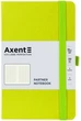 Записна книжка Axent Partner 125x195 мм 96 аркушів у клітинку Лимонна (8201-60-A) (4063276170095) - зображення 1