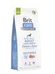 Корм для собак больших пород Brit Care Dog Sustainable Adult Large Breed с курицей и насекомыми, 12 кг 172183 - изображение 1